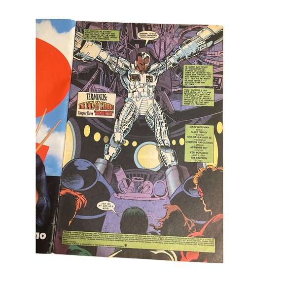 The New Titans #106 Terminus Part 3 Cyborg 3.0 Jan 1994 Comic Book - Picture 3 of 4